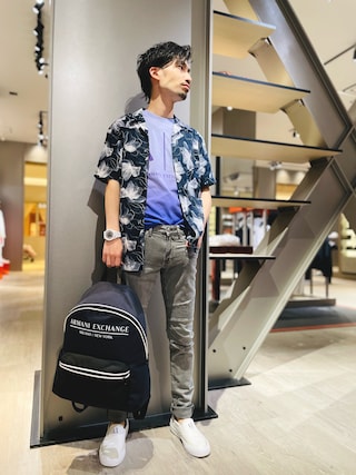 ARMANI JEANS アルマーニジーンズ カーキ ニット XL(LL) ARMANI JEANS アルマーニジーンズ カーキ ニット XL(LL)