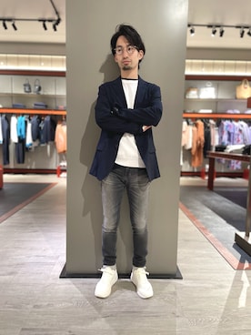 HANMAさん(メンズ・169cm)の春コーディネート