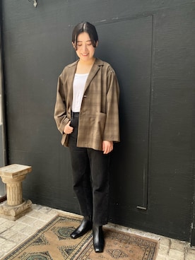 「Le Melange（ル・メランジュ）のアイテム」を使った、MISAさん（レディース・155cm）の夏コーディネート