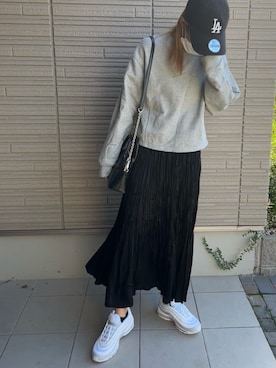 「カスタムスニーカー」｜ayamiさん（レディース・161cm）の秋コーディネート