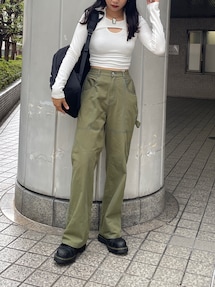 Juemi カットアウトトップス - トップス新着