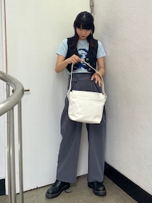 jouetie ウエストボタンタックパンツ