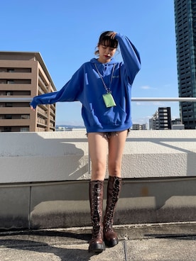 「jouetie（ジュエティ）のアイテム（財布/小物）」を使った、CHIHARUさん（レディース・170cm）の冬コーディネート