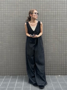 バックオープンデニムサロペット｜アングリッド（Ungrid）公式