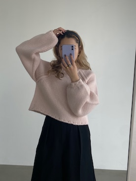 秋本すずかさん（レディース・155cm）の冬コーディネート