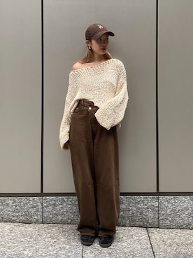 「Ungrid（アングリッド）のアイテム」を使った、秋本すずかさん（レディース・155cm）の秋コーディネート