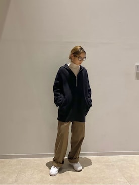 秋本すずかさん（レディース・155cm）の秋コーディネート