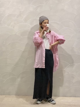 秋本すずかさん（レディース・155cm）の春コーディネート