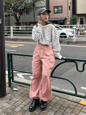 秋本すずかさん(レディース・155cm)の冬コーディネート