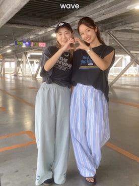 秋本すずかさん（レディース・155cm）の夏コーディネート