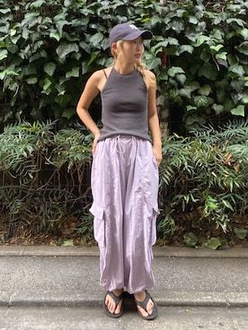 秋本すずかさん(レディース・155cm)の夏コーディネート