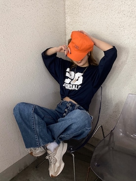 秋本すずかさん（レディース・155cm）の春コーディネート