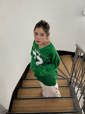 秋本すずかさん（レディース・155cm）の冬コーディネート