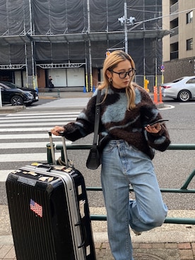 秋本すずかさん（レディース・155cm）の秋コーディネート