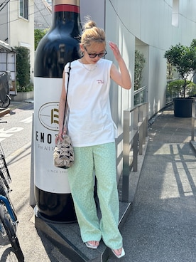 秋本すずかさん（レディース・155cm）の夏コーディネート