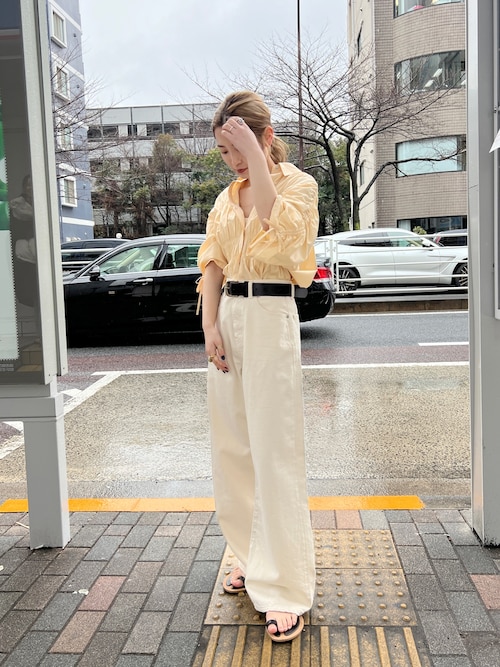 ★セール♪★BCBGMAXAZRIA ベルベットフロントスリットガウン★ セール】レザーロングベルト(ベルト)|Ungrid(アングリッド