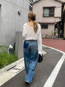 「Ungrid（アングリッド）のアイテム（ショルダーバッグ）」を使った、秋本すずかさん（レディース・155cm）の夏コーディネート