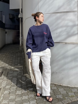 秋本すずかさん（レディース・155cm）の冬コーディネート