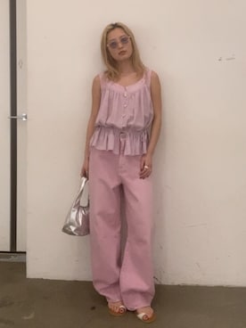 秋本すずかさん（レディース・155cm）の春コーディネート