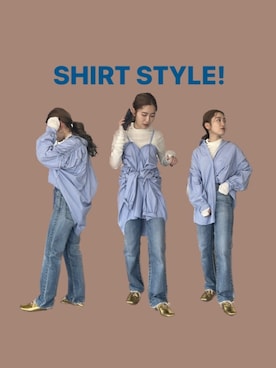 秋本すずかさん（レディース・155cm）の春コーディネート