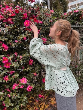 秋本すずかさん(レディース・155cm)の冬コーディネート