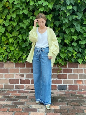 秋本すずかさん（レディース・155cm）の夏コーディネート