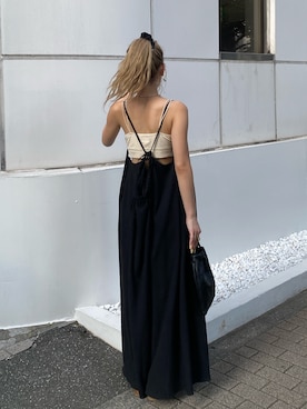 「Ungrid（アングリッド）のアイテム（ワンピース/ドレス）」を使った、秋本すずかさん（レディース・155cm）の夏コーディネート