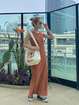 秋本すずかさん(レディース・155cm)の夏コーディネート