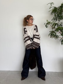 ローゲージラメニットカーディガン｜アングリッド（Ungrid