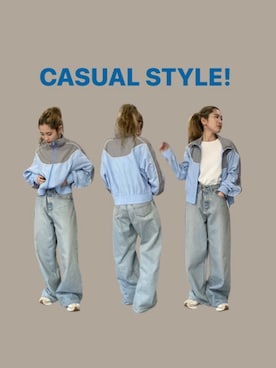 秋本すずかさん（レディース・155cm）の冬コーディネート