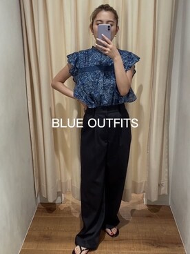 秋本すずかさん（レディース・155cm）の夏コーディネート