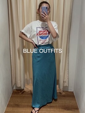 秋本すずかさん（レディース・155cm）の夏コーディネート