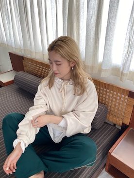 秋本すずかさん（レディース・155cm）の秋コーディネート