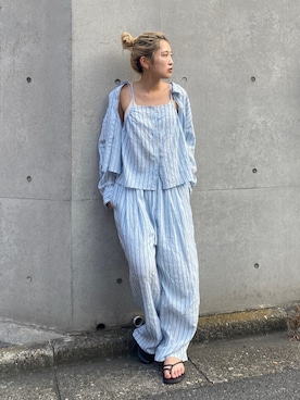 秋本すずかさん(レディース・155cm)の夏コーディネート