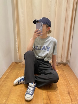 秋本すずかさん(レディース・155cm)の春コーディネート