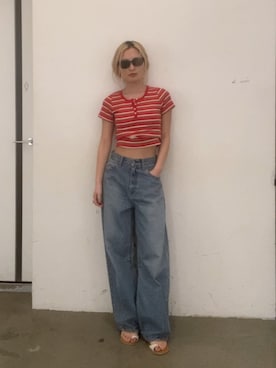 秋本すずかさん(レディース・155cm)の春コーディネート