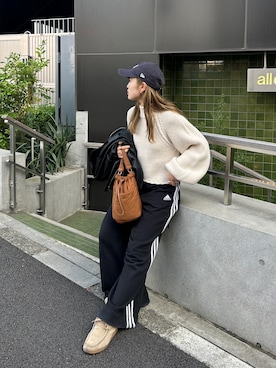 秋本すずかさん(レディース・155cm)の冬コーディネート