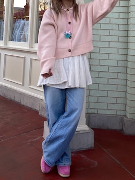 秋本すずかさん（レディース・155cm）の冬コーディネート