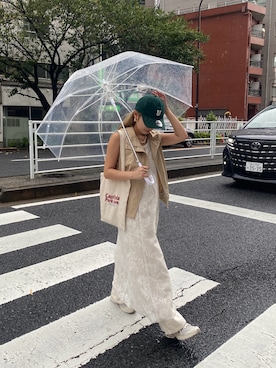 秋本すずかさん（レディース・155cm）の夏コーディネート