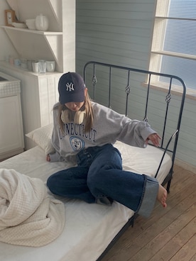 秋本すずかさん(レディース・155cm)の春コーディネート