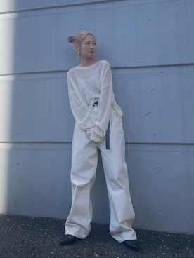 秋本すずかさん（レディース・155cm）の冬コーディネート