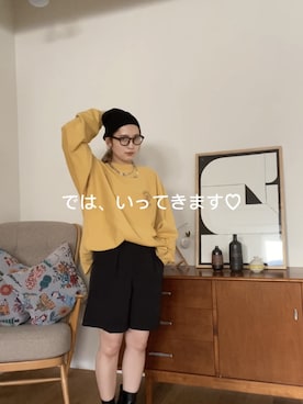 秋本すずかさん(レディース・155cm)の冬コーディネート