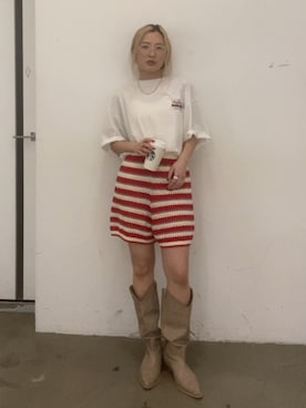 秋本すずかさん(レディース・155cm)の春コーディネート