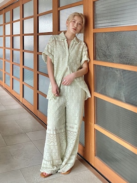 秋本すずかさん(レディース・155cm)の夏コーディネート