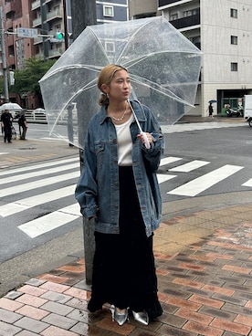 秋本すずかさん（レディース・155cm）の夏コーディネート