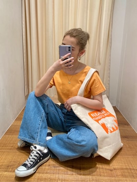 秋本すずかさん（レディース・155cm）の春コーディネート