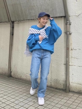 秋本すずかさん（レディース・155cm）の冬コーディネート