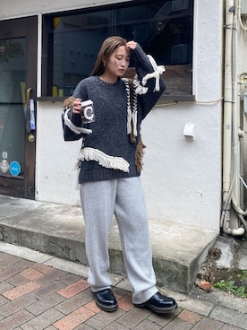 秋本すずかさん（レディース・155cm）の秋コーディネート