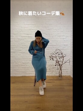 秋本すずかさん（レディース・155cm）の秋コーディネート