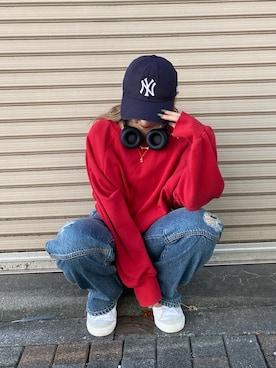 秋本すずかさん（レディース・155cm）の秋コーディネート